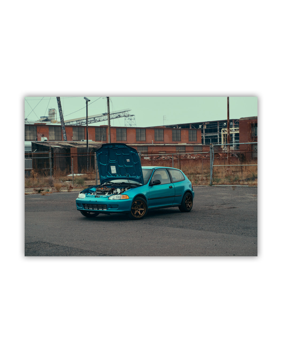 Signed Boosted Civic Poster