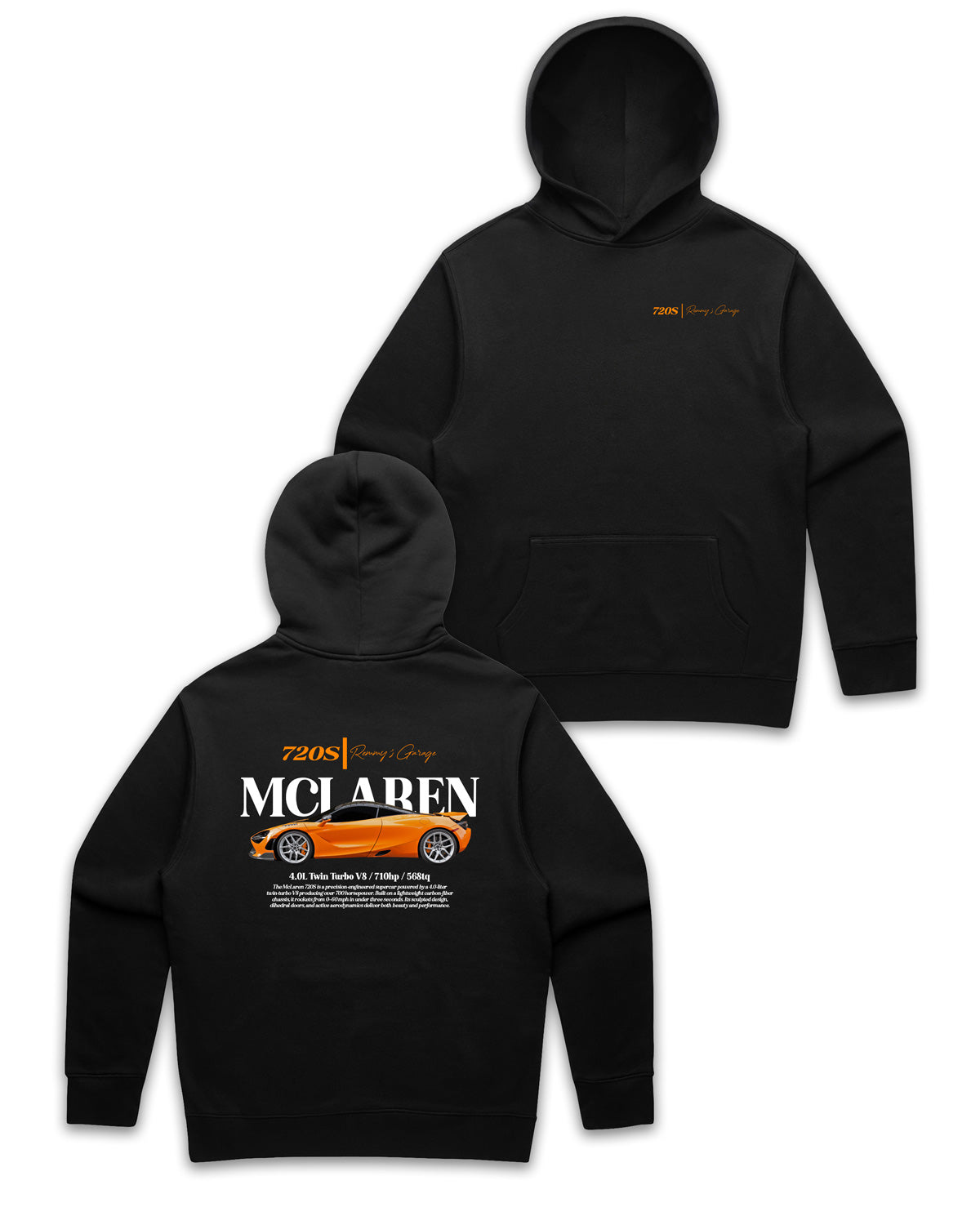 McLaren 720S Hoodie- Black