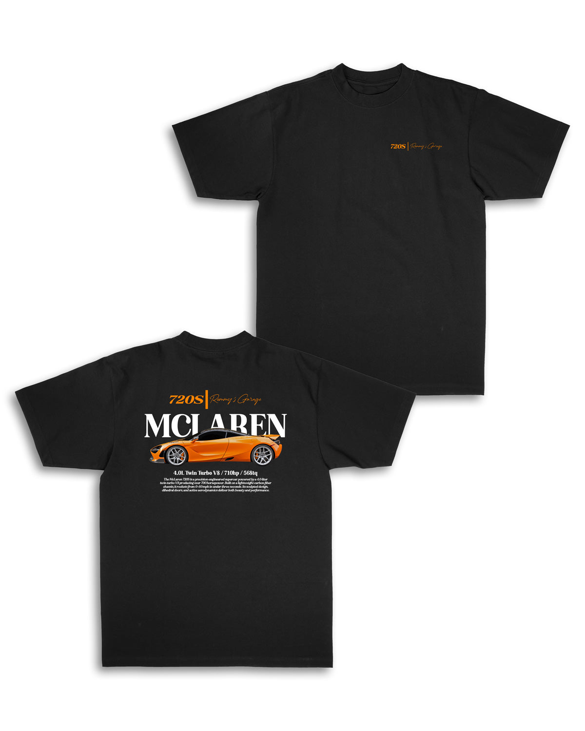 McLaren 720S Tee- Black